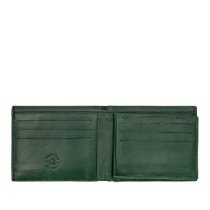 nuvola pelle men's compact leather wallet small thin slim design with credit card holders