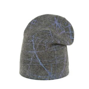 czapka glitter lines