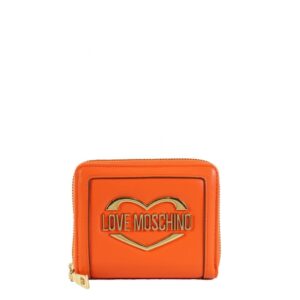 portfel marki love moschino model jc5623pp1gld1 kolor pomarańczowy. akcesoria damskie. sezon: wiosna/lato