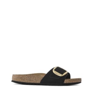 klapki marki birkenstock model madrid_big-buckle kolor czarny. obuwie damskie. sezon: wiosna/lato