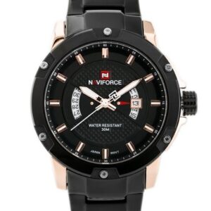 zegarek męski naviforce - mercury (zn038d) - black/rosegold