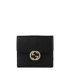 portfel marki gucci model 615525_cao0g kolor czarny. akcesoria damskie. sezon: cały rok