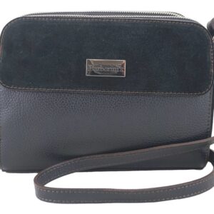 torebki skórzane crossbody - czarna