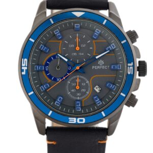 zegarek męski perfect ch02l - chronograf (zp351j) + box