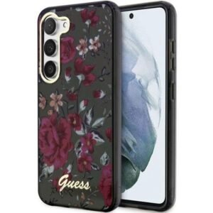 guess guhcs23shcfwsa s23 s911 zielony/kaki hardcase flower collection