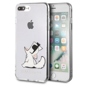 karl lagerfeld klhci8lcfnrc iphone 7/8 plus hardcase transparent choupette fun