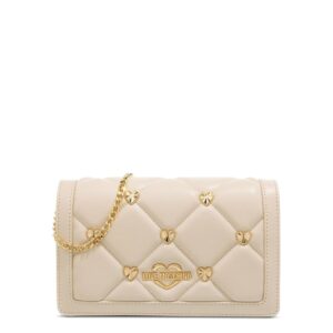 kopertówki marki love moschino model jc4138pp1glz0 kolor biały. torby damskie. sezon: wiosna/lato