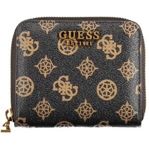 portfel damski guess jeans brązowy