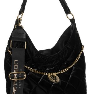 pikowany shopper z łańcuchem w stylu glamour — peterson