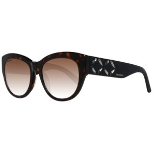 damskie okulary przeciwsłoneczne swarovski model sk0127-5452f (szkło/zausznik/mostek) 54/19/140 mm)