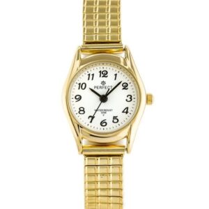 zegarek damski perfect x133 (zp880b) gold - gumka