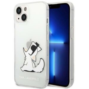 karl lagerfeld klhcp14mcfnrc iphone 14 plus 6,7" hardcase przeźroczysty/transparent choupette fun