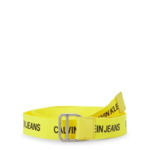 paski marki calvin klein model k50k507064 kolor zółty. akcesoria męskie. sezon: wiosna/lato