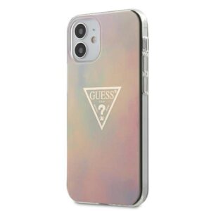 guess guhcp12spcumcgg01 iphone 12 mini 5,4" różowy/pink hardcase tie & die collection