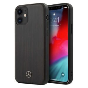 mercedes mehcp12svwobr iphone 12 mini 5,4" brązowy/brown hardcase wood line rosewood