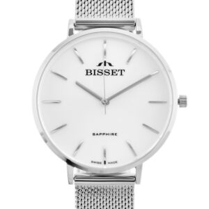 zegarek damski bisset bsbf32 (zb581a) - szafirowe szkło