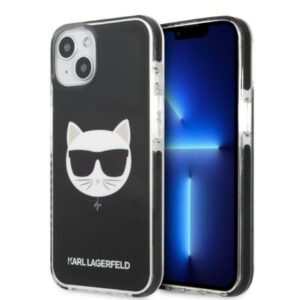 karl lagerfeld klhcp13mtpeck iphone 13 6,1" hardcase czarny/black choupette head
