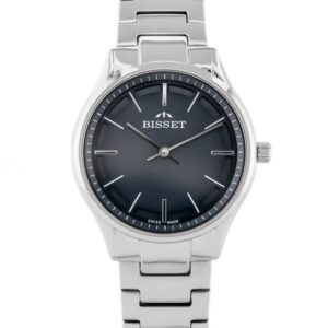 zegarek damski bisset bsbe67 - silver/grey (zb557b)