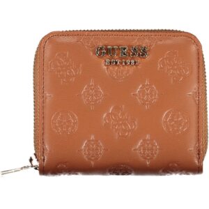 portfel guess jeans damski brązowy