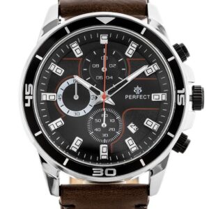 zegarek męski perfect ch02l - chronograf (zp351f) + box