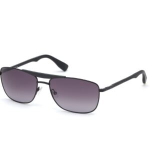 męskie okulary przeciwsłoneczne web eyewear model we0274-6001b (szkło/zausznik/mostek) 60/16/140 mm)
