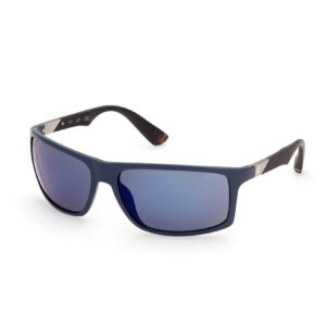 męskie okulary przeciwsłoneczne web eyewear model we0293-6392c (szkło/zausznik/mostek) 63/16/125 mm)
