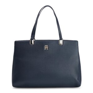 torba na zakupy marki tommy hilfiger model aw0aw14491 kolor niebieski. torby damskie. sezon: wiosna/lato