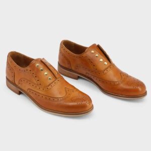 płaskie buty marki made in italia model teorema kolor brązowy. obuwie damskie. sezon: cały rok