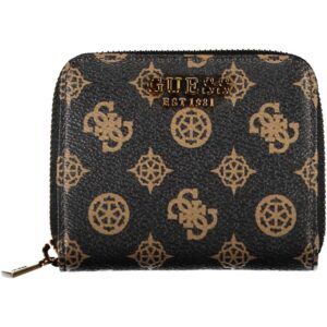 portfel guess jeans damski brązowy
