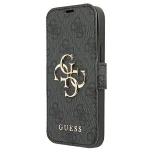 guess gubkp13s4gmggr iphone 13 mini 5,4" szary/grey book 4g big metal logo