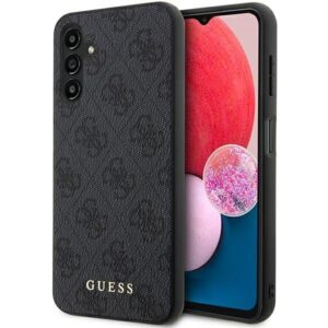 guess guhcsa14g4gfgr a14 szary/grey hard case 4g metal gold logo