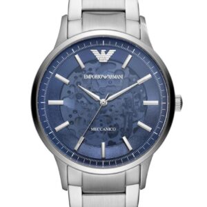 zegarek męski emporio armani skeleton automatic ar0037 (zi054a)