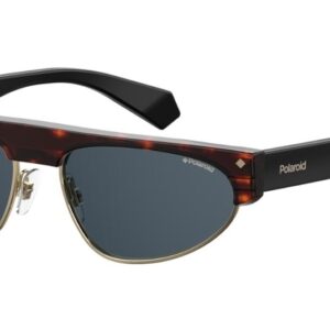 damskie okulary przeciwsłoneczne polaroid model 6088-s-x08656 (szkło/zausznik/mostek) 56/15/140 mm)