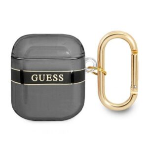 guess  gua2hhtsk airpods cover czarny/black strap collection