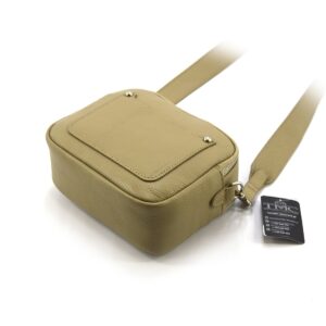 torebka skórzana vp928 beżowy