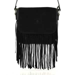 listonoszka vp1009 zamsz naturalny boho frędzle